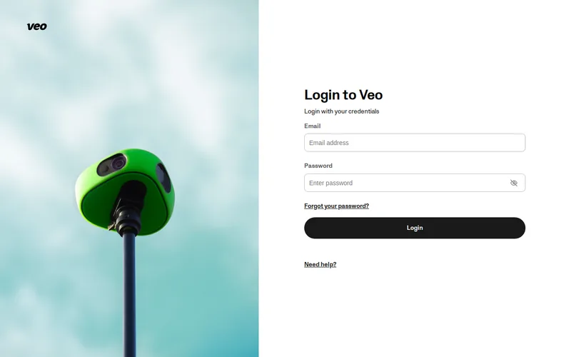Website snapshot for Veo