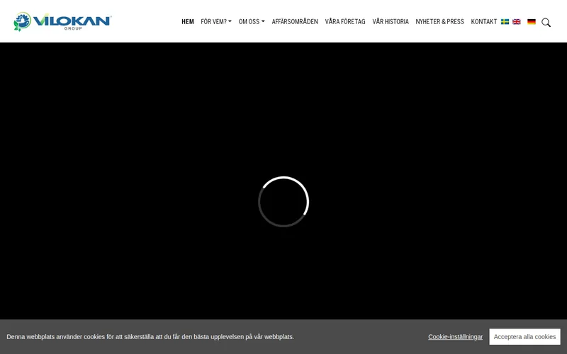 Website snapshot for Vilokan