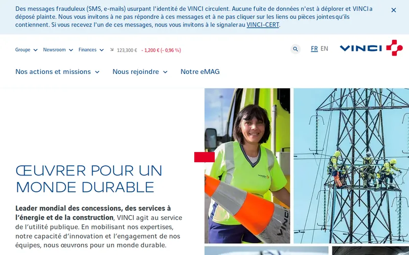 Website snapshot for Vinci Motors