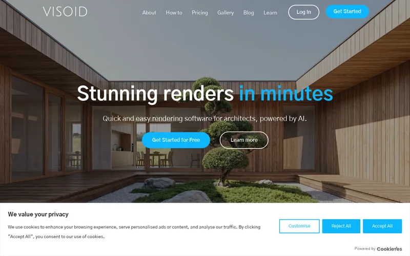 Website snapshot for Visoid