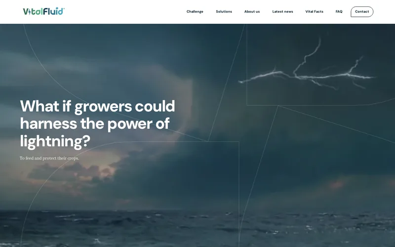 Website snapshot for VitalFluid