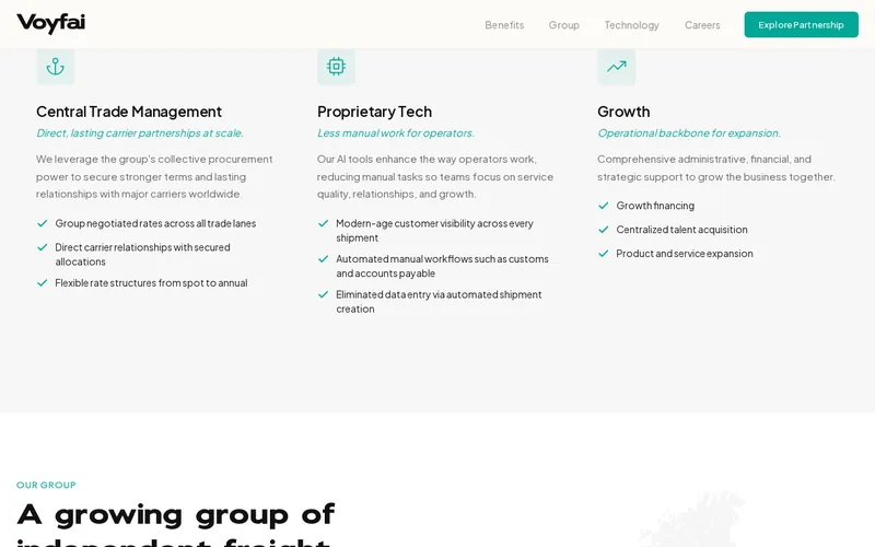Website snapshot for Voyfai