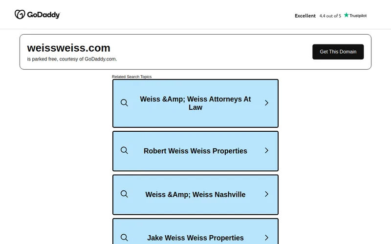 Website snapshot for Weiß & Weiß
