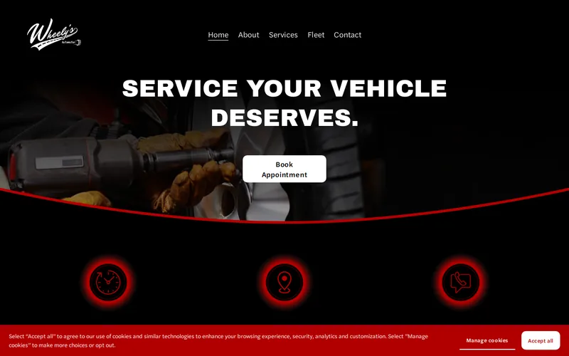 Website snapshot for Wheelys