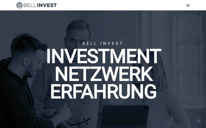 Website snapshot for Bell Invest
