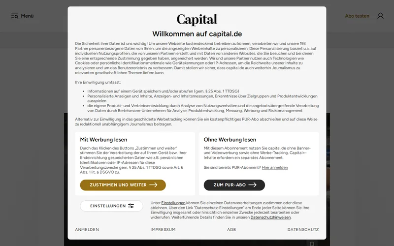 Website snapshot for Capital Dynamics