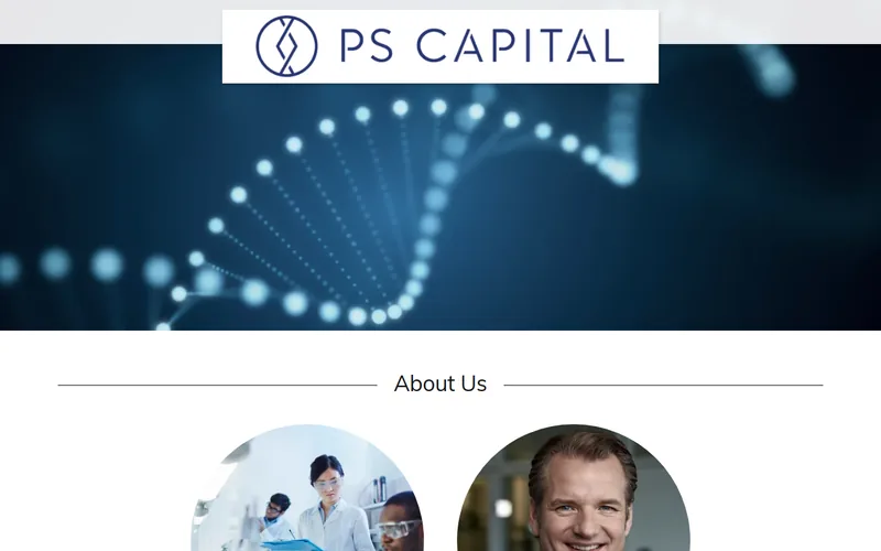 Website snapshot for PS Capital Management