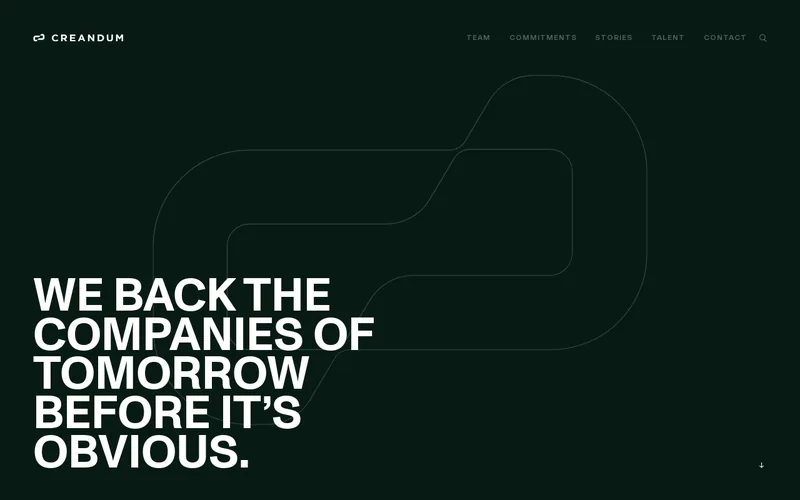 Website snapshot for Creandum