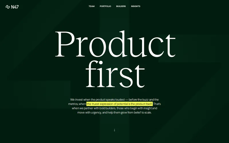 Website snapshot for Next47