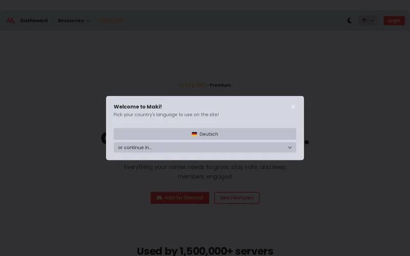 Website snapshot for Maki.vc