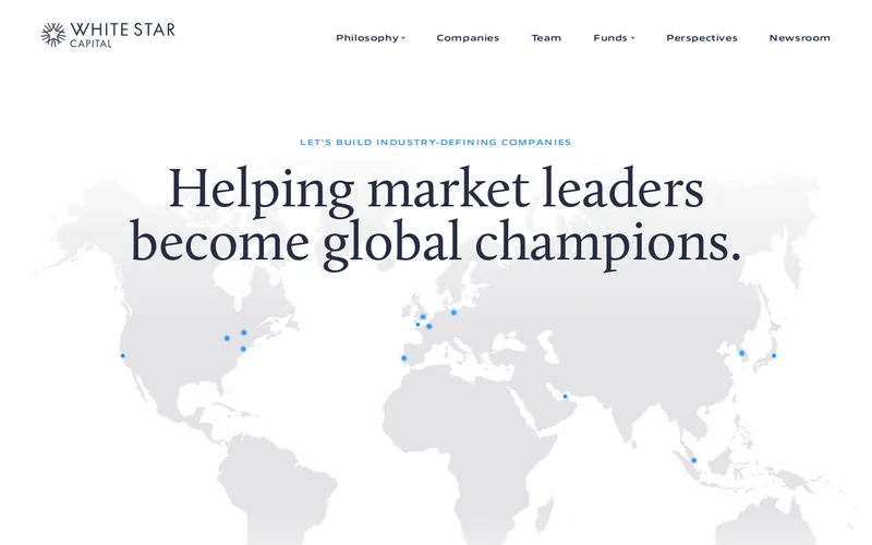 Website snapshot for White Star Capital