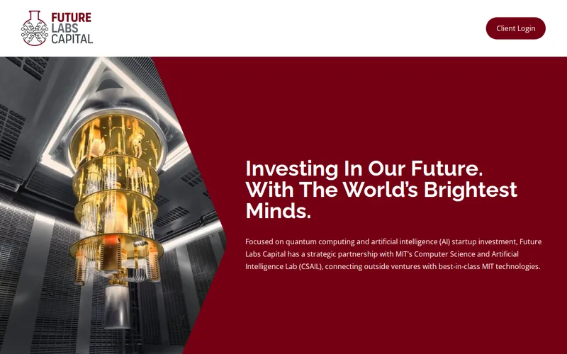 Website snapshot for Future Labs Capital