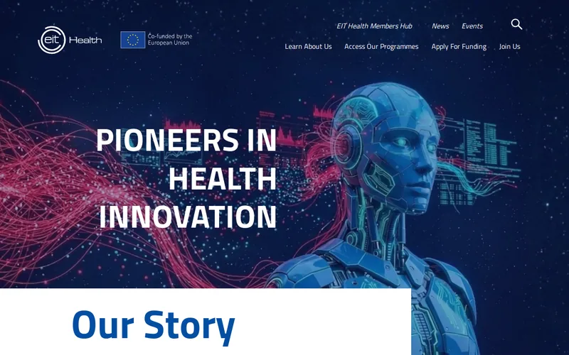 Website snapshot for EIT Health