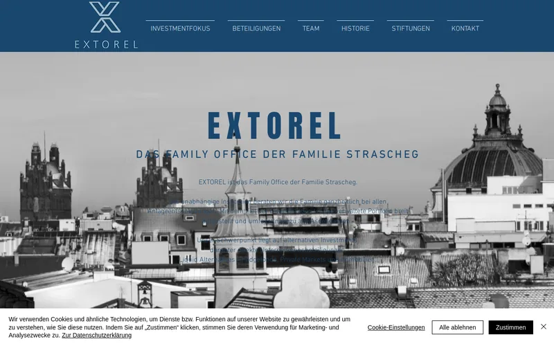 Website snapshot for Extorel