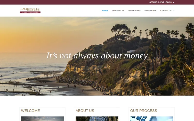 Website snapshot for D.M. Brenner