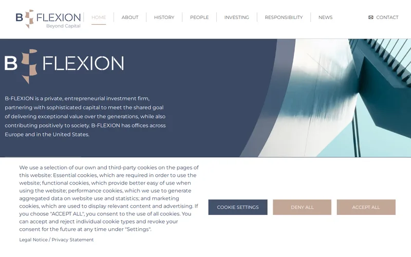 Website snapshot for Bflexion