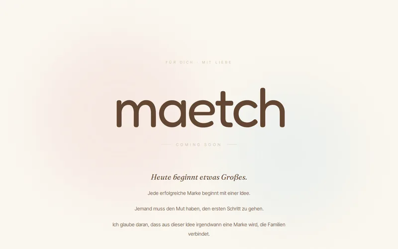Website snapshot for Maetch Ventures