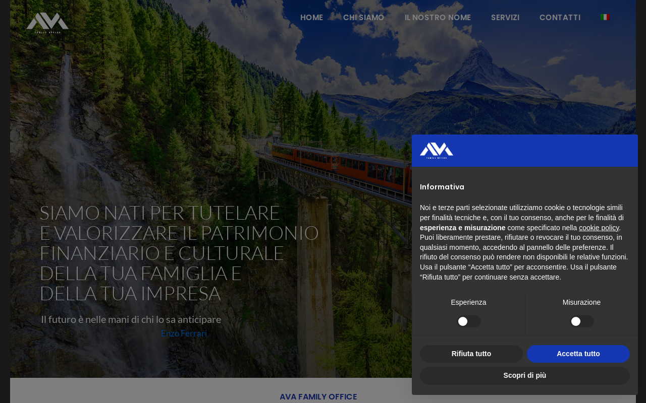 Website snapshot for AVA Family Office