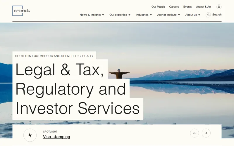 Website snapshot for Arendt & Medernach Germany GmbH