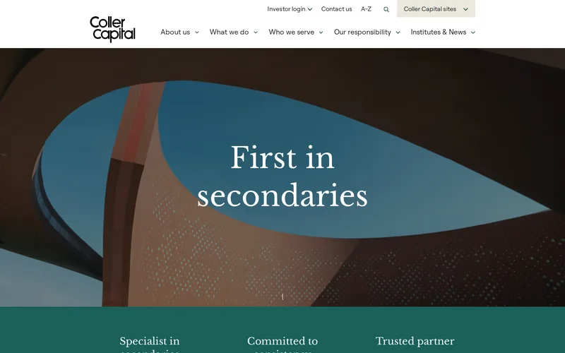 Website snapshot for Coller Capital Limited