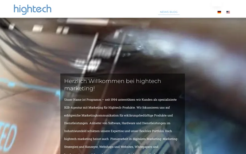 Website snapshot for High-Tech Gründerfonds Management GmbH