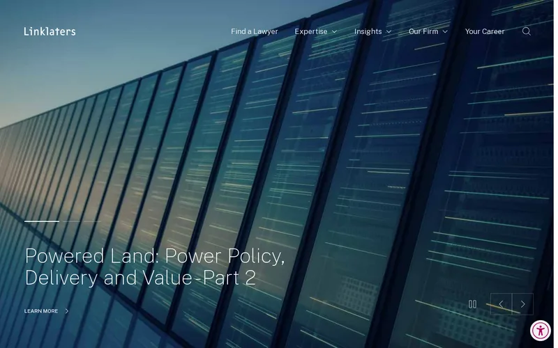 Website snapshot for Linklaters LLP