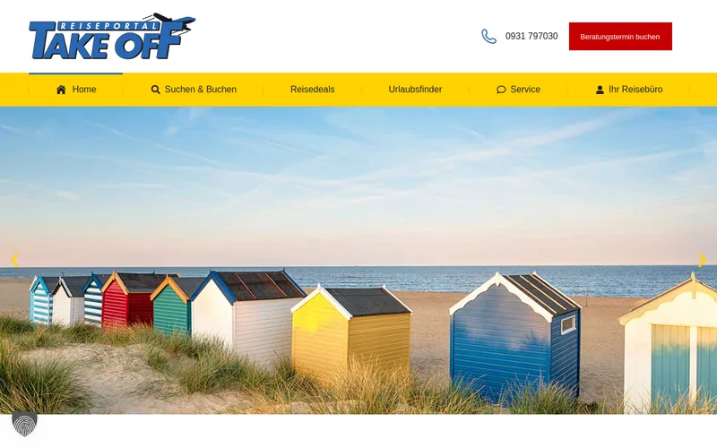 Website snapshot for TakeOff VC Management GmbH
