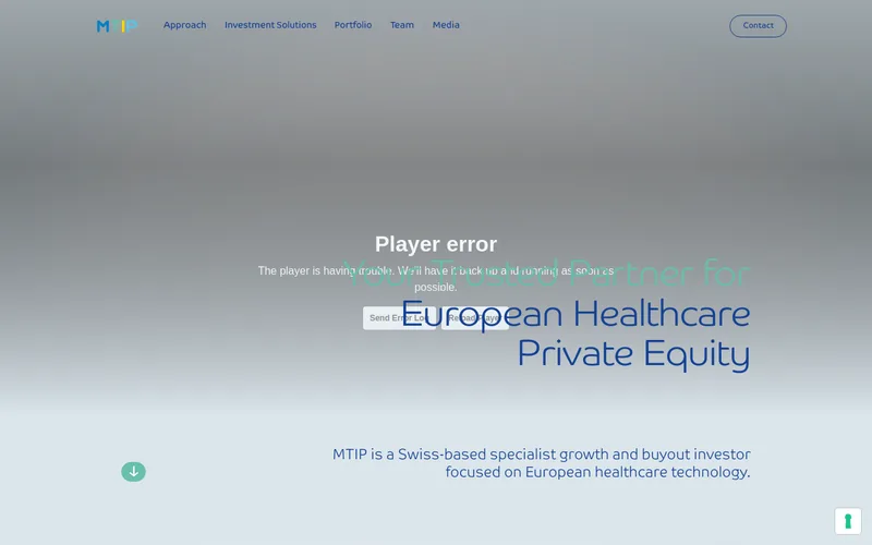 Website snapshot for MTIP AG