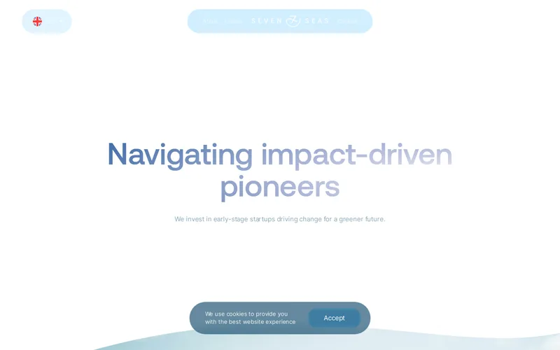 Website snapshot for Seven Seas Capital